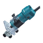 MAKITA 3709 PERFILADORA CON BASE Y GUIAS DE CORTE  ESPIGA 1/4" (6MM) 530W 30000RPM