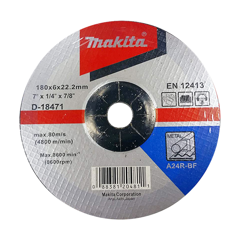 Disco de láminas base fibra cóncava para desbaste madera-metal, grano A /  50551