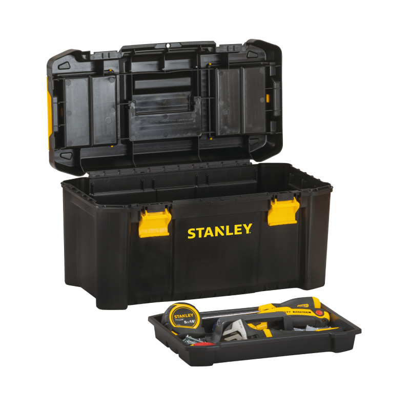 Caja para herramientas plast bandeja - abre fácil de la marca Stanley