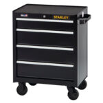 STANLEY STST22744BK GABINETE METALICO 4 GAVETAS PARA HERRAMIENTAS CON RUEDAS 26.5"X18"X34" NEGRO SERIE 300 - Image 2