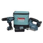 MAKITA CLX212 COMBO TALADRO PERC. 3/8" HP331DZ + SIERRA CALADORA JV101DZ + 2 BAT LTIO-ION 12V 1.5AH+CARGADOR+BOLSO