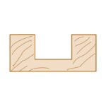 MAKITA 733325-A FRESA CARBURO RECTA CON ROL P/ROUTER ESPIGA 1/4" Ø1/2" LARGO 1-5/8" 2F - Image 3